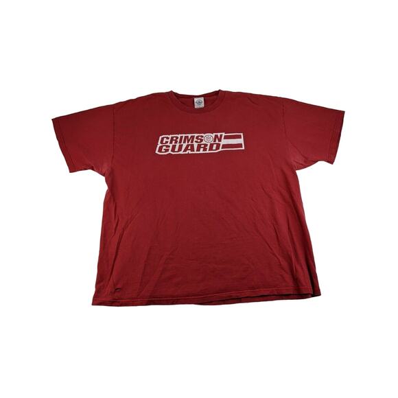 VTG Indiana University IU Crimson Guard T Shirt Size 2XL XXL Red Delta Made USA - Picture 1 of 9